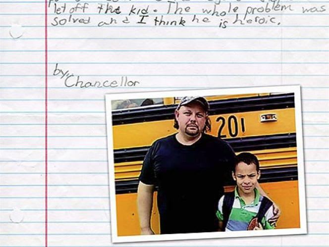 'Driver of the Year' protected passenger from bully