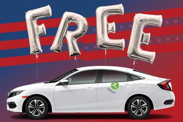 Zipcar to Offer Free Vehicles on Election Night