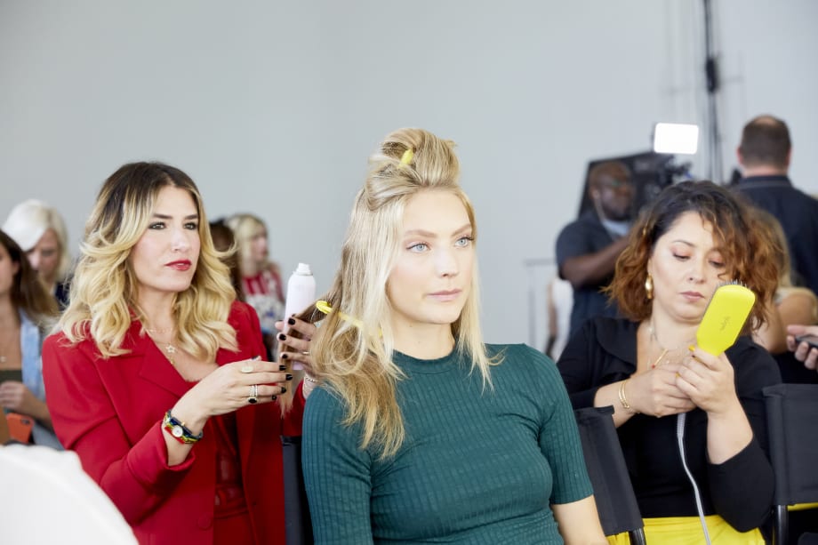 NYFW: Sleek Blowouts by Alli Webb for Pamella Roland and Drybar