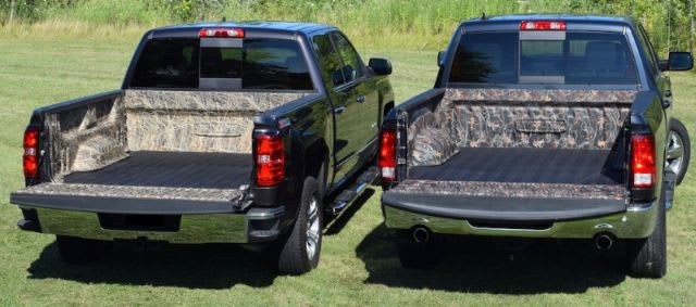 Camouflage Bed Liner for Chevrolet, GMC, Ford and Ram Trucks 