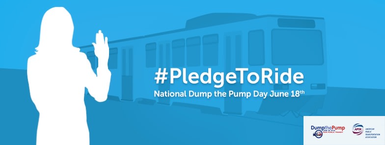 Public Transit Helps Support National Dump the Pump Day