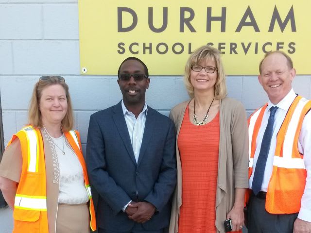 Mayor Tours Durham School Bus Facility in Iowa