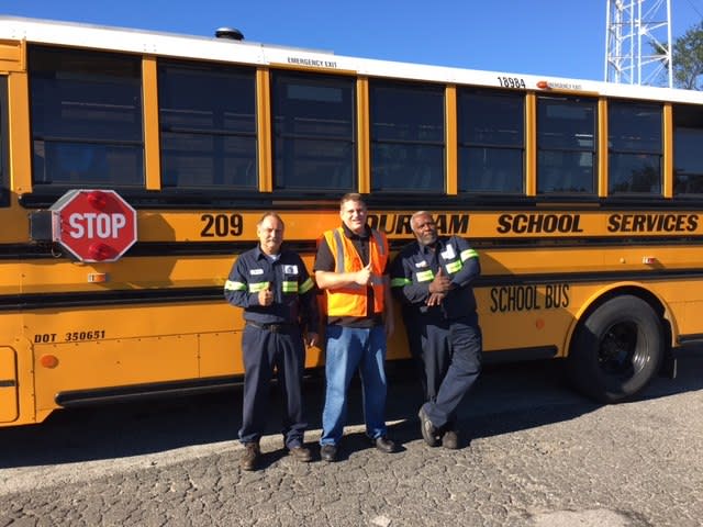 Corrected: Durham Receives Perfect School Bus Fleet Inspection Score