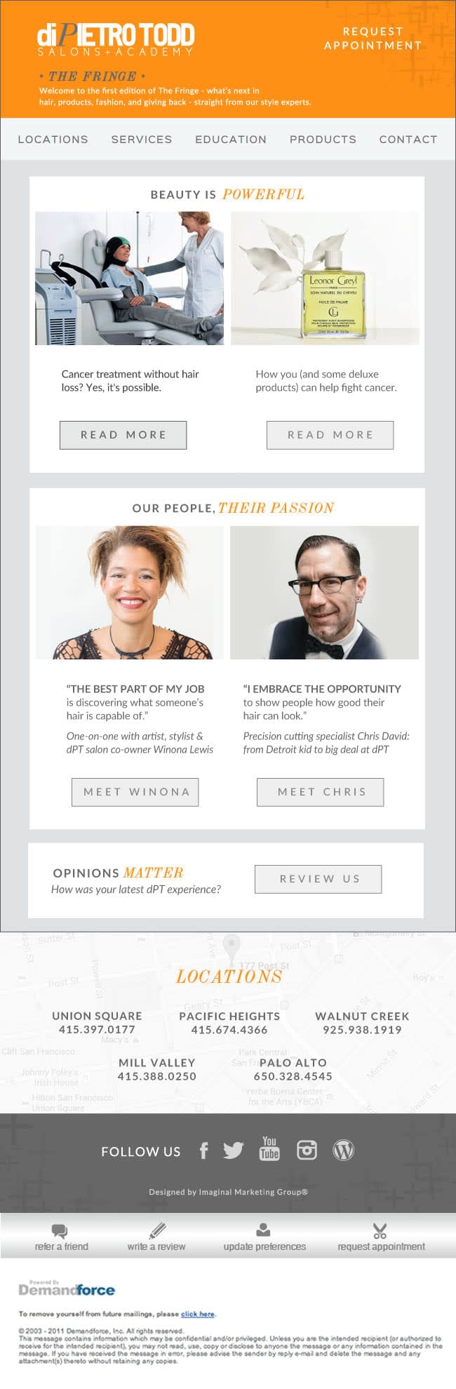 STAMP 2016: DiPietro Todd's Email Newsletter