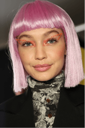 GHD Styles Neon Wigs for Jeremy Scott Runway Show