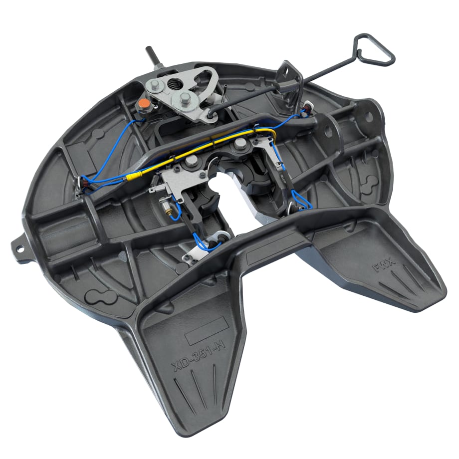 Lights Tell Drivers If Fifth Wheel is Coupled to Trailer 