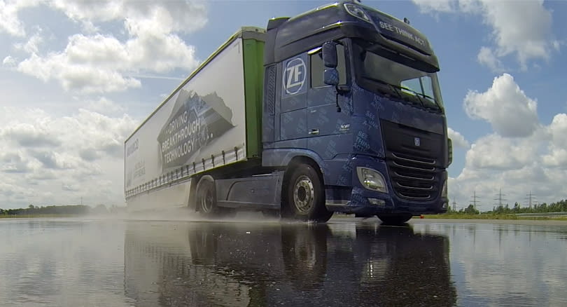 Wabco, ZF Unveil Advanced Braking and Steering Technology [VIDEO]