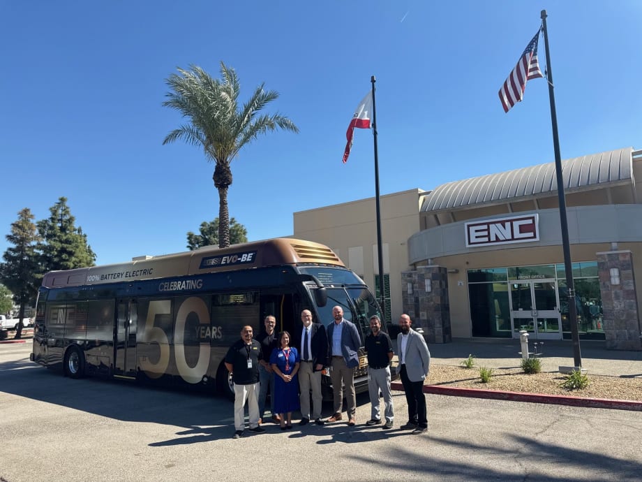 Assemblywoman Castillo and ENC officials at California facility.