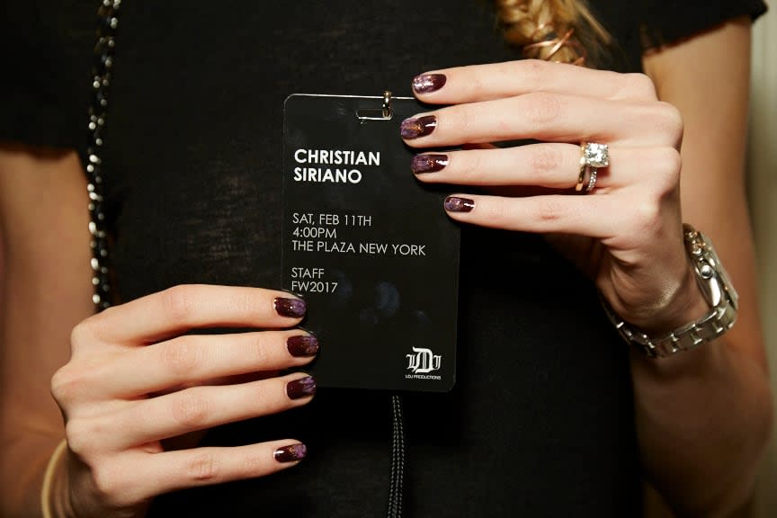 Nails from NYFW A/W 2017