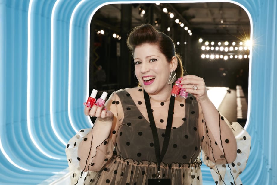 HOW-TO: Midcentury Half-Moon Nails from Essie
