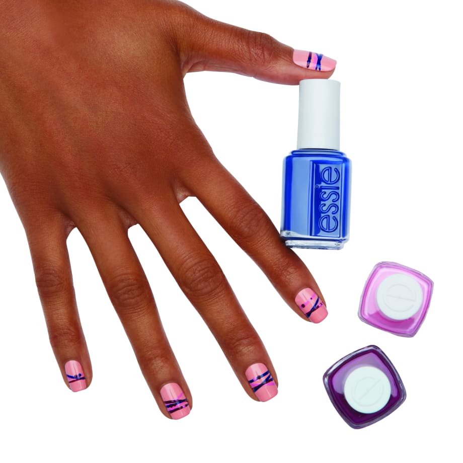 Arm Candy: Spring Stripes Nail Art