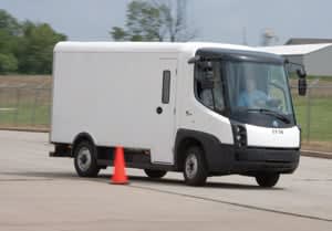 Driving Navistar's eStar Van