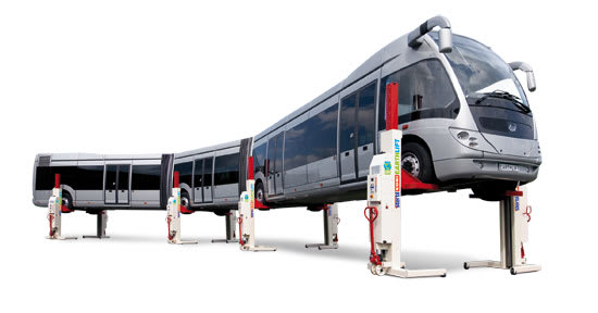 Earthlift Wireless Column Lift Self-Regenerates Power