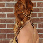 HOW-TO: Red Ombre Braid by Elena Gatzios
