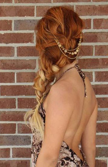 HOW-TO: Red Ombre Braid by Elena Gatzios
