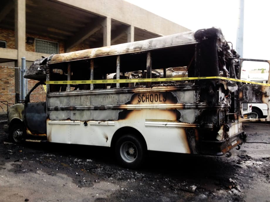 4 activity buses set on fire