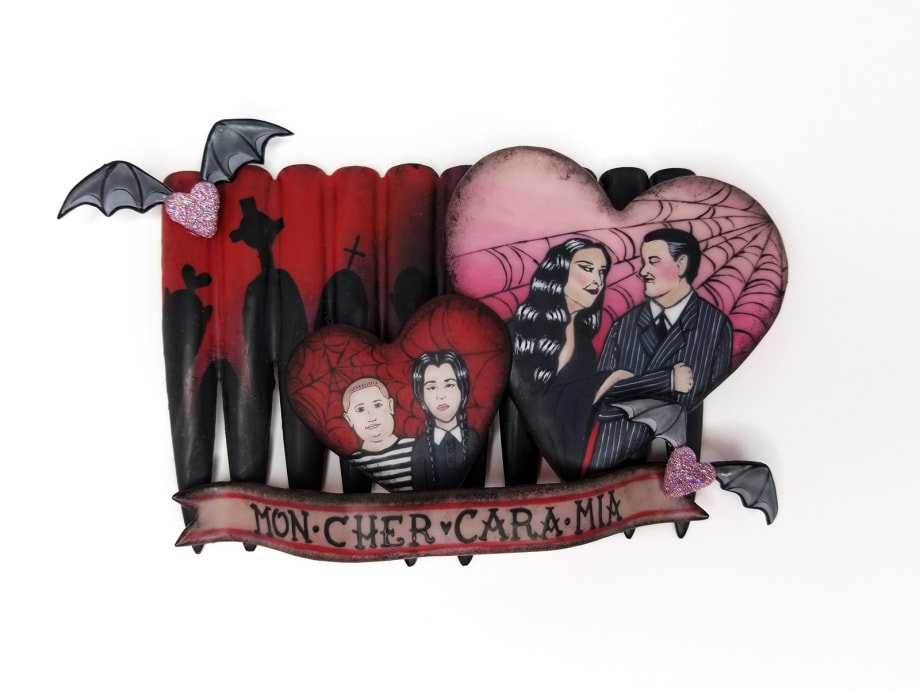 NTNA S.6 Challenge 4: Addams Family Nail Art (Emily)