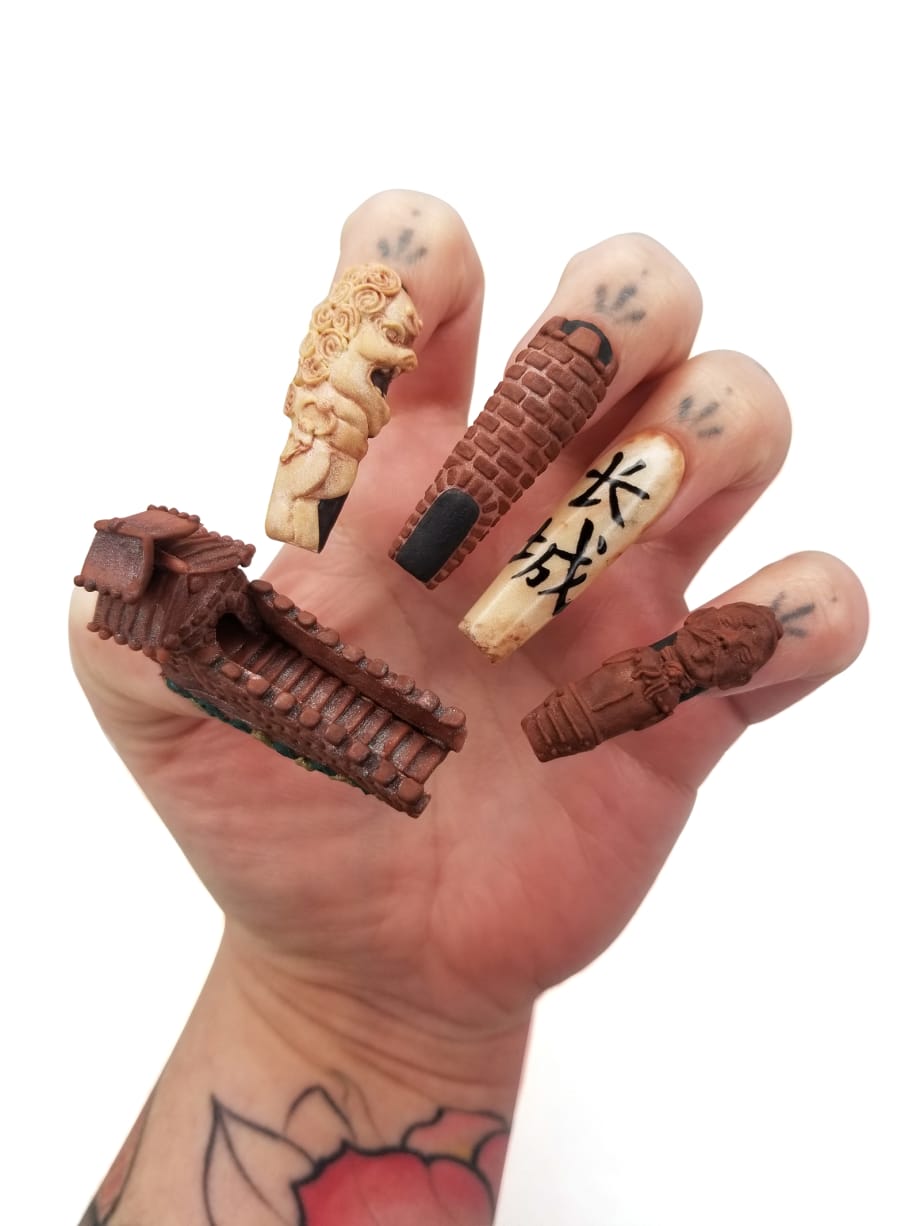 NTNA S. 6 Challenge 5: Great Wall Nail Art (Emily)
