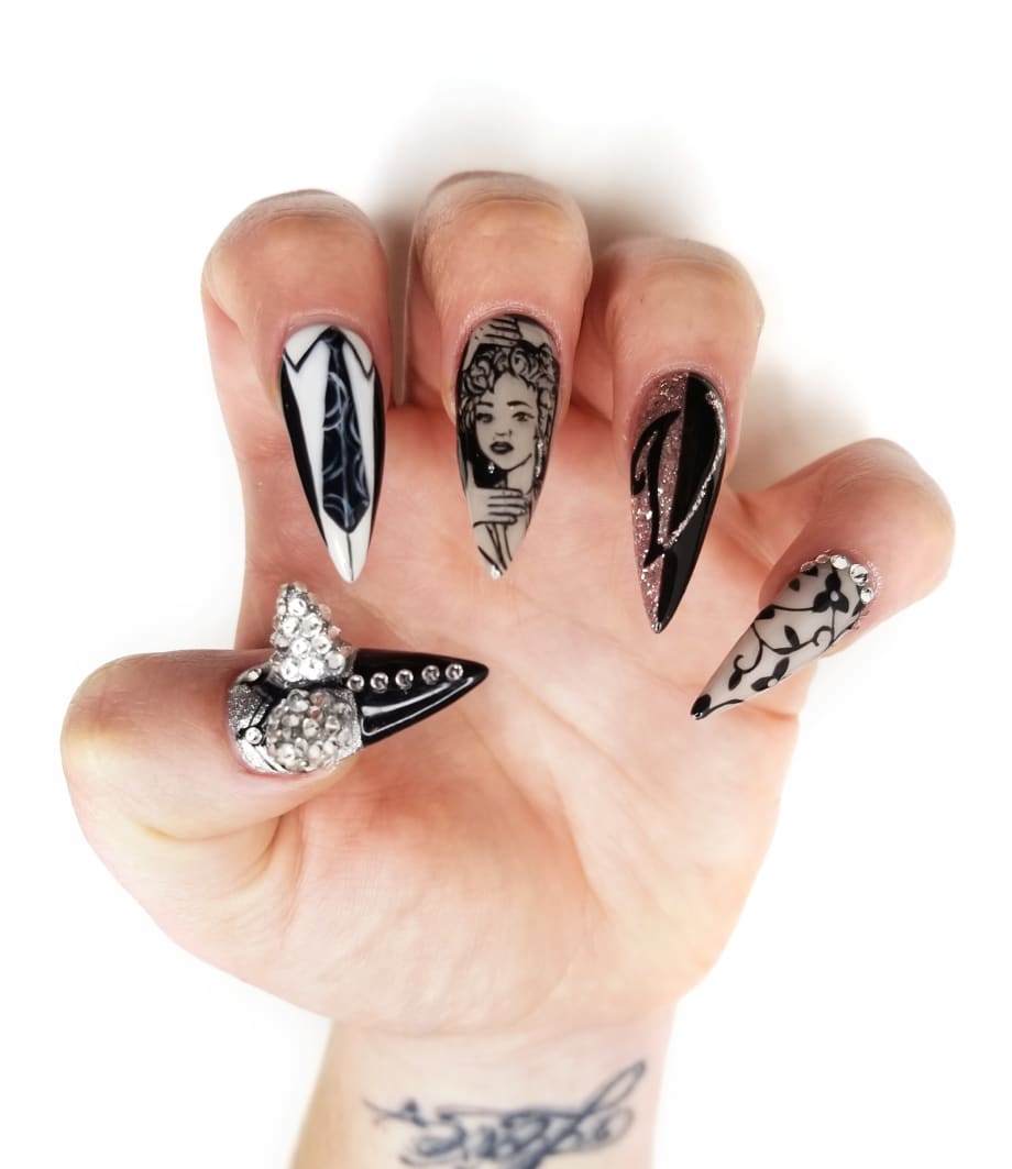 NTNA S. 6 Challenge 7: Strike a Pose Nail Art (Emily)