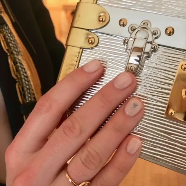 NAIL HOW-TO: Emma Stone's Louis Vuitton-inspired Nails from Essie for 2018 Met Gala
