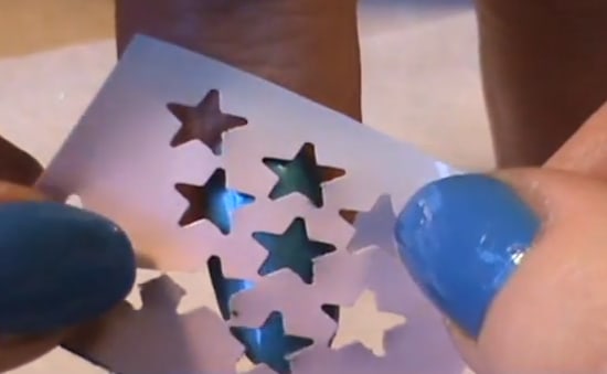 Empower Nail Art: Star Art Using #MSprint Custom Stencil