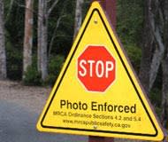 California: Stop Sign Cameras Installed on Canyon Roads