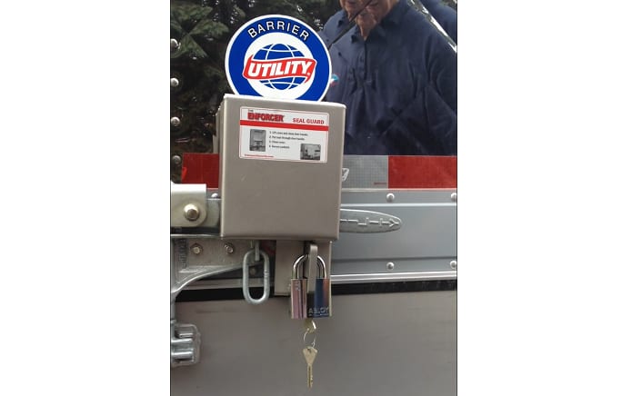 Lock Prevents Trailer Seal Tampering