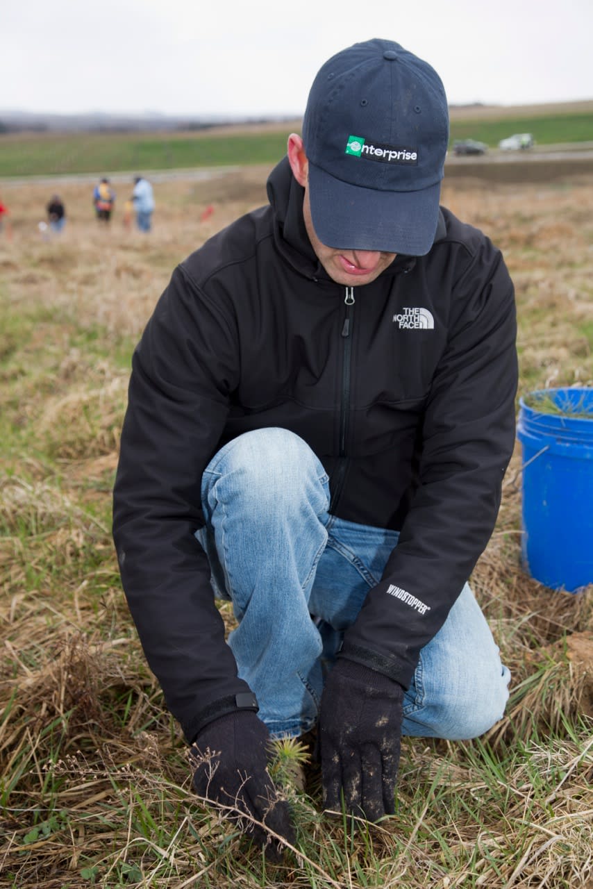 Enterprise Plants Trees at Flight 93 Memorial for Arbor Day