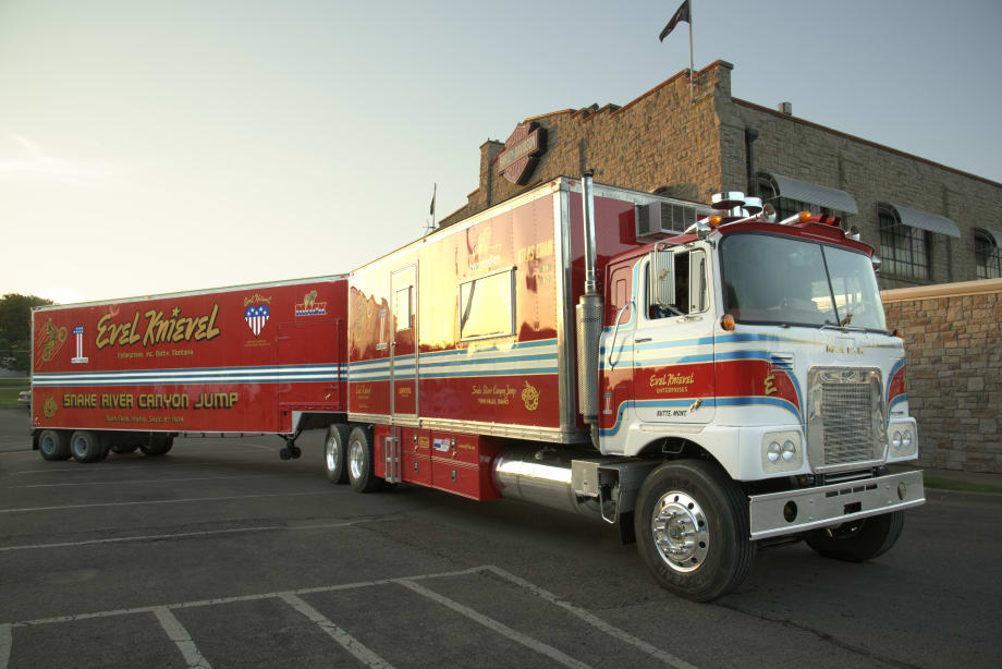 Restored Mack Part of Evel Knievel Exhibit Tour