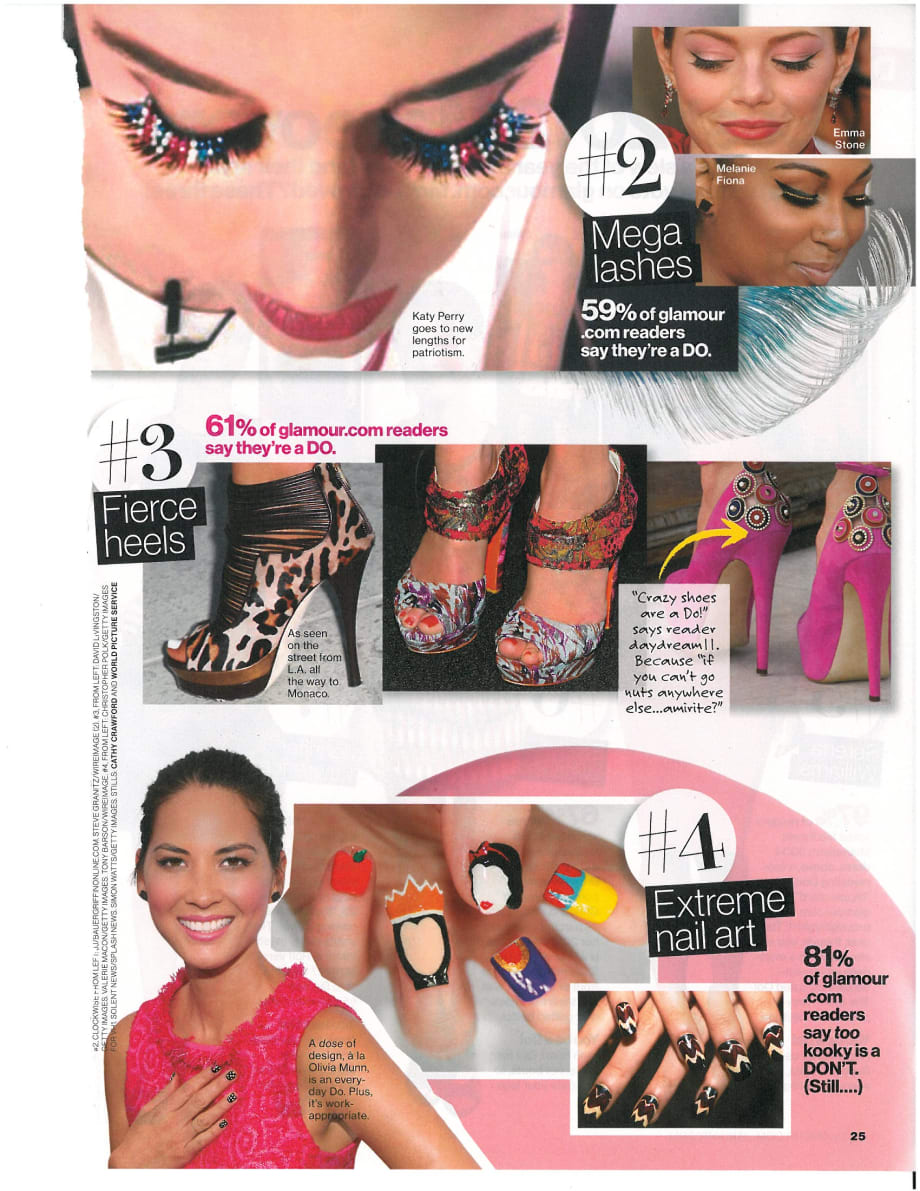"Too Kooky" Nail Art is a Don't, says <i>Glamour</i>