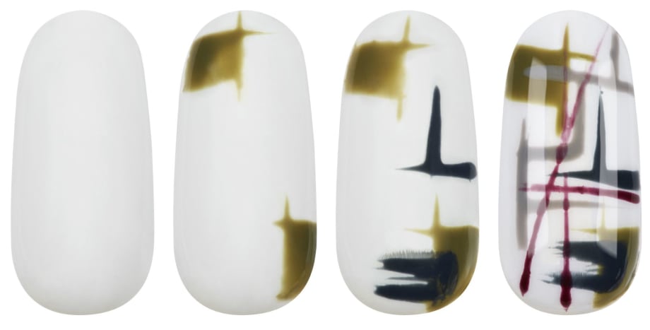 EzFlow Urban Society Nail Art Demo: Stark Contrast