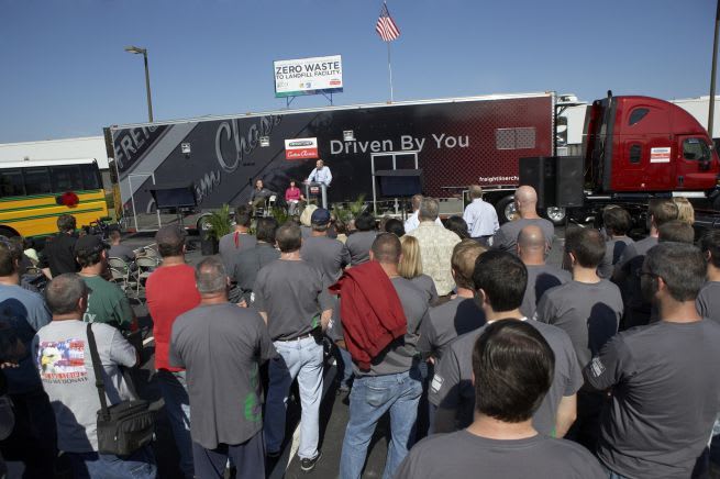 Freightliner reduces carbon footprint with “green” efforts