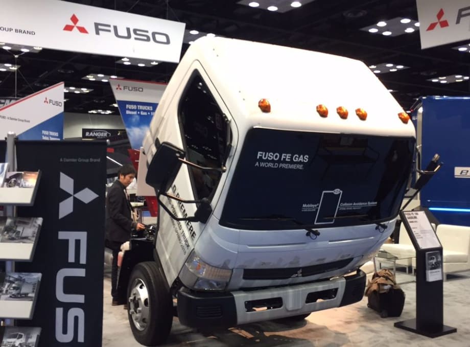 Fuso Adds Gasoline V-8 to FE Series Cabovers