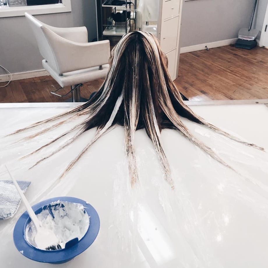 Q&A With KL Christoffersen, the Stylist Behind Fluid Hair Painting