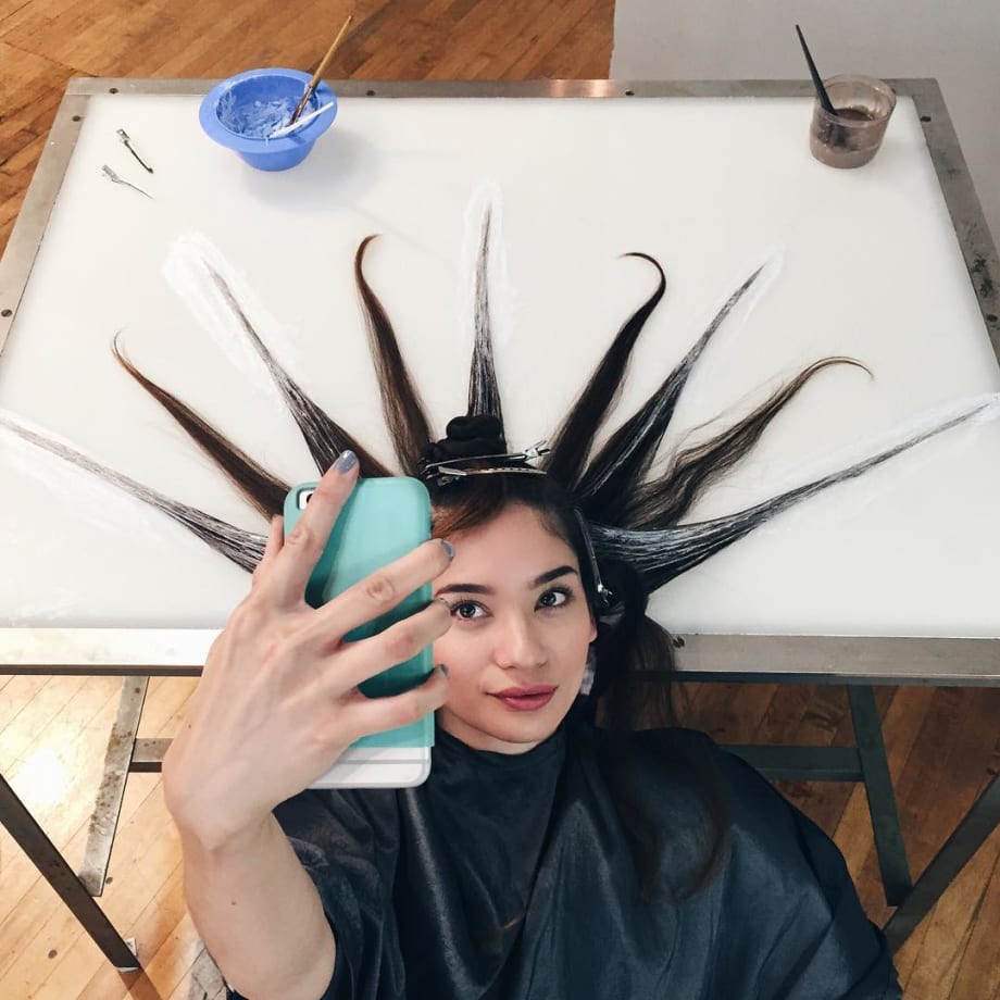 Q&A With KL Christoffersen, the Stylist Behind Fluid Hair Painting