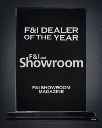 F&I Dealer of the Year Nominations Now Being Accepted