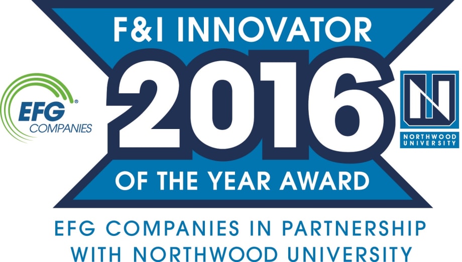 EFG Companies Announces Second Annual F&I Innovator of the Year Competition