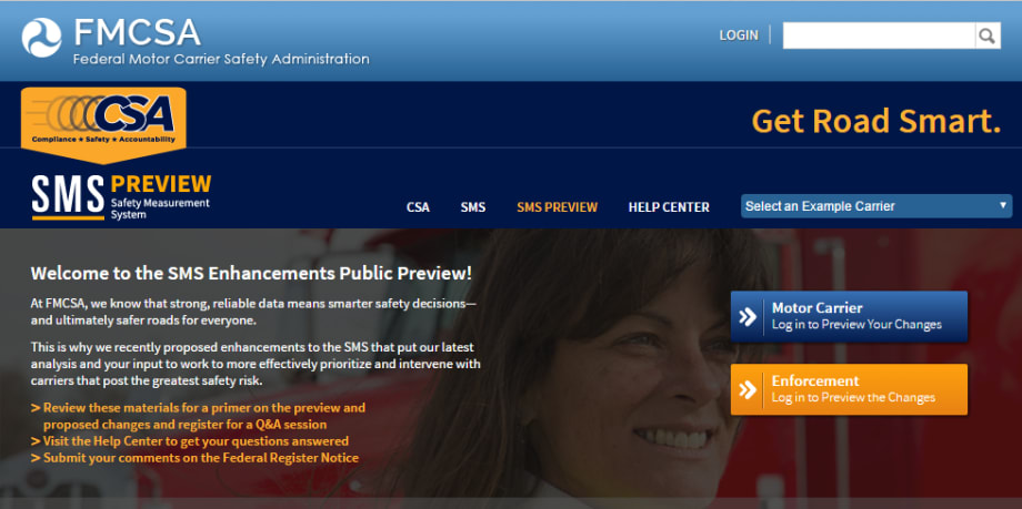 FMCSA Website Previews Proposed CSA Changes