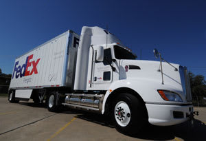 FedEx Freight Testing LNG Tractors in Dallas