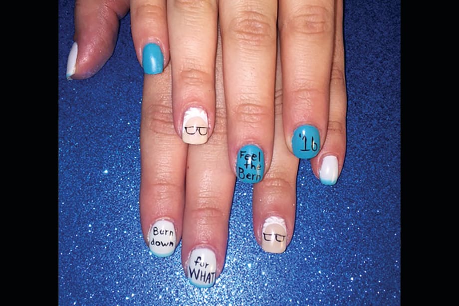 Election Nail Art: Hillary Clinton, Bernie Sanders, and Donald Trump Nails