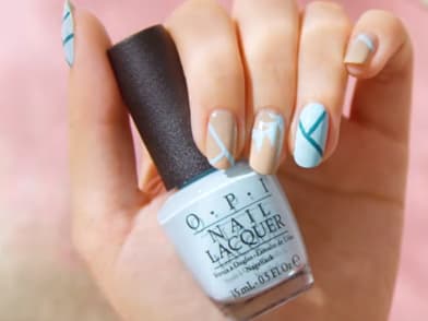 OPI Fiji Palms Nail Art Tutorial