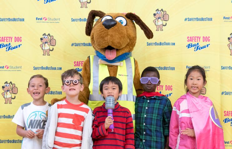 First Student Hits The Road For 5th Safety Dog School Bus Tour