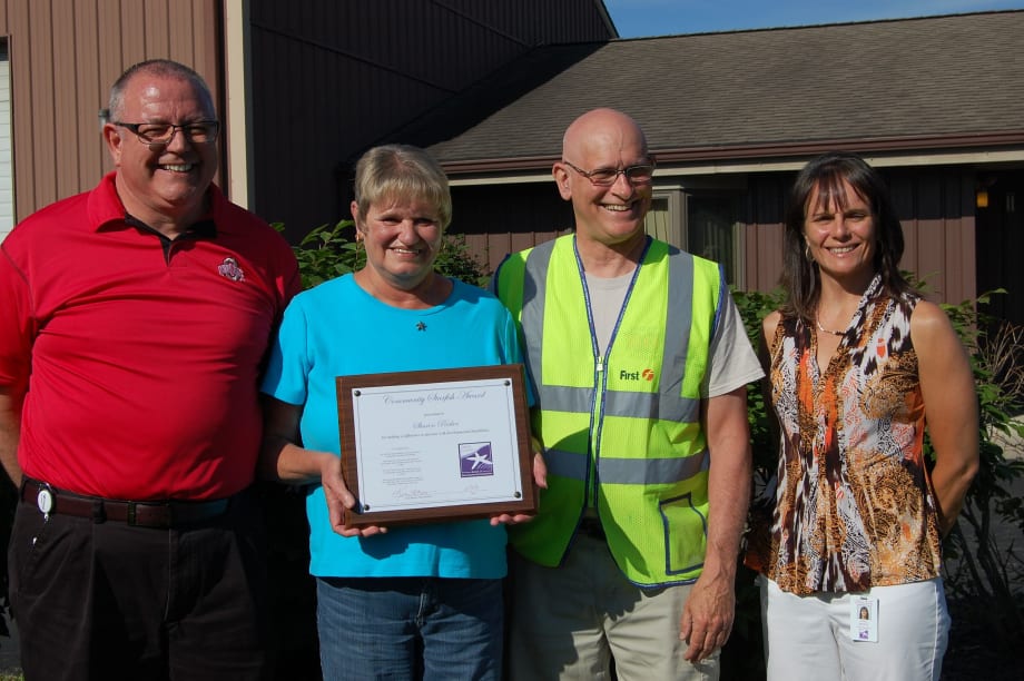 First Student monitor awarded for work with children with disabilities