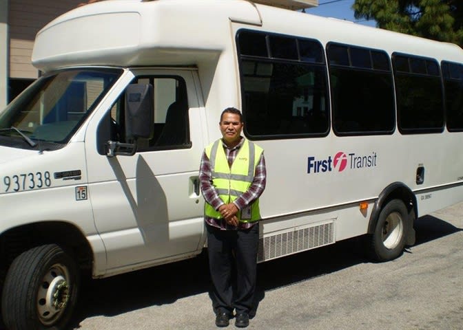 First Transit paratransit driver rewarded for 10 years of safe driving
