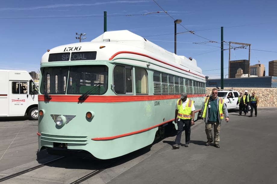 El Paso receives first of 6 restored vintage streetcars