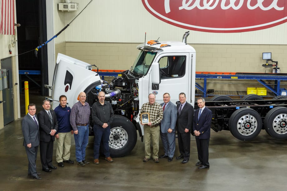 Peterbilt Installs First Lightweight MX-11 Engine