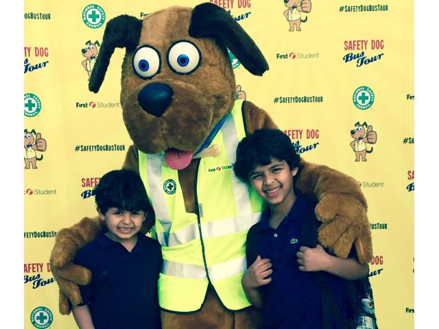 First Student Kicks Off 2nd Safety Dog Bus Tour
