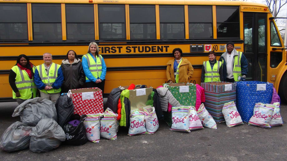 First Student, Ohio district partner for coat drive