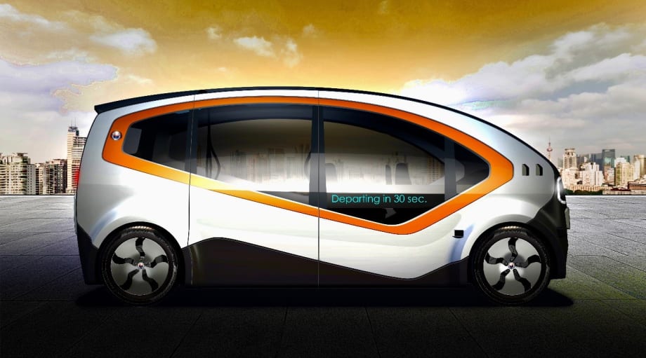 Fisker's autonomous shuttle to feature in-wheel technology