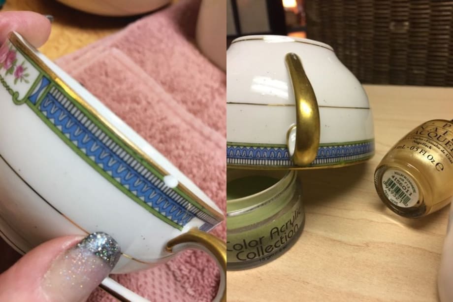 Nail Tech Repairs Damaged Treasures With Acrylic